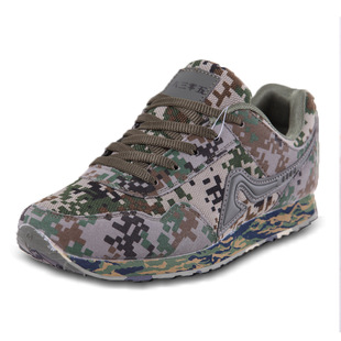 迷彩跑鞋荒漠 丛林 数码 空军海蓝轻便运动正品军训跑鞋 厂家批发