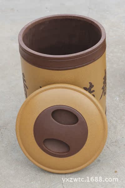 紫砂厂家批发紫砂茶叶罐饼装大号宜兴紫砂缸茶香罐高档茶具茶缸礼