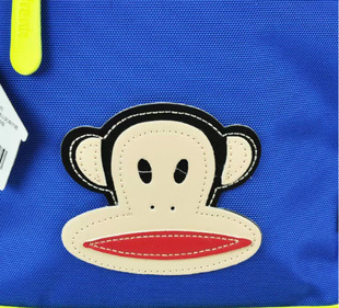 大嘴巴猴14专柜新款时尚休闲帆布胸包 男女通用户外包撞色斜挎包