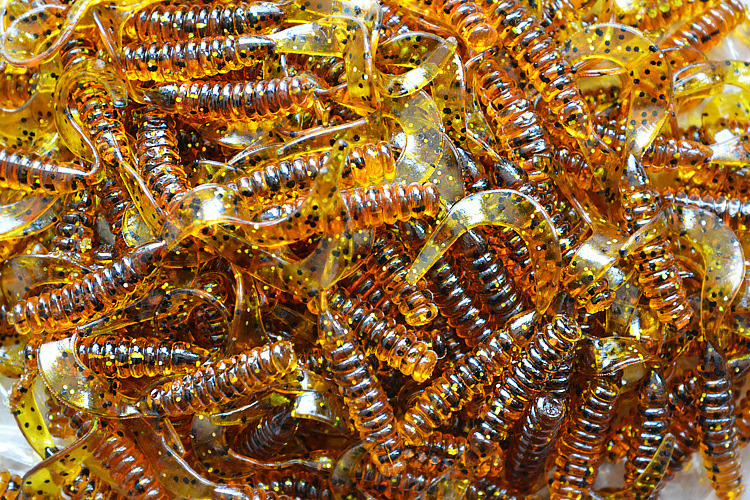 特价6.5cm2.5g单尾虫单尾蛆路亚仿生拟饵软饵软虫假饵路亚饵鱼饵