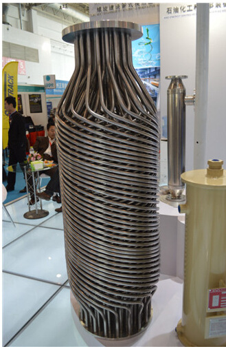 小型供暖换热器 余热回收热交换器 螺旋缠绕管式换热器