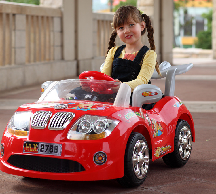 sx2768儿童电动车宝马遥控双驱小汽车童车可坐宝宝车玩具车
