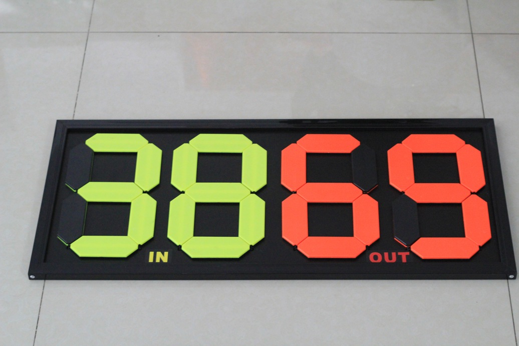 厂家直销 足球比赛手动换人牌 四位换人牌(fd687)