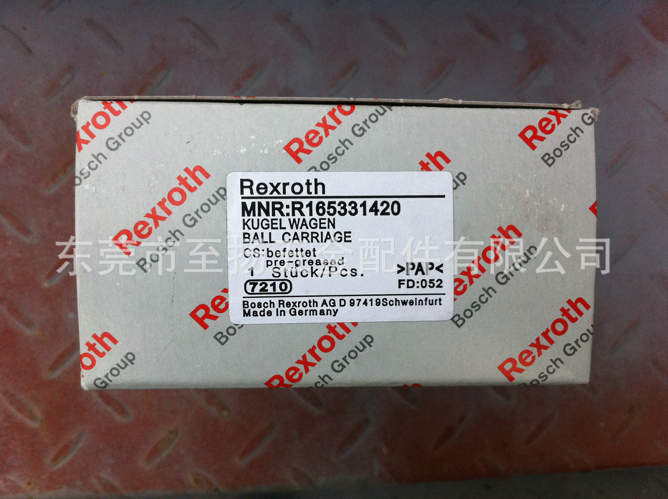 经销批发 德国rexroth力士乐高碳钢直线导轨滑块r162281422