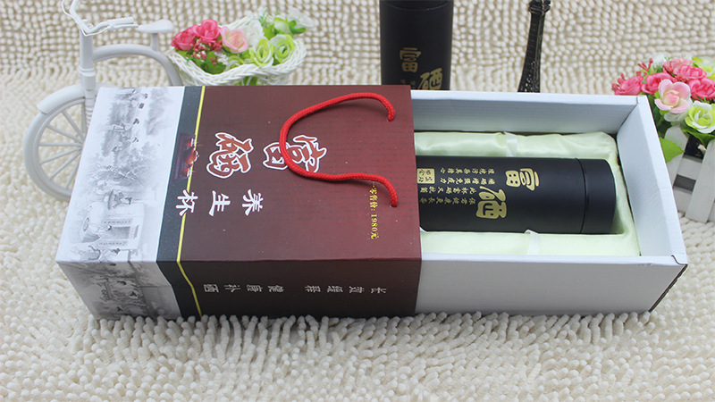 正品富硒养生保温杯 健康抗菌紫砂保温杯 紫砂杯 促销广告礼品杯