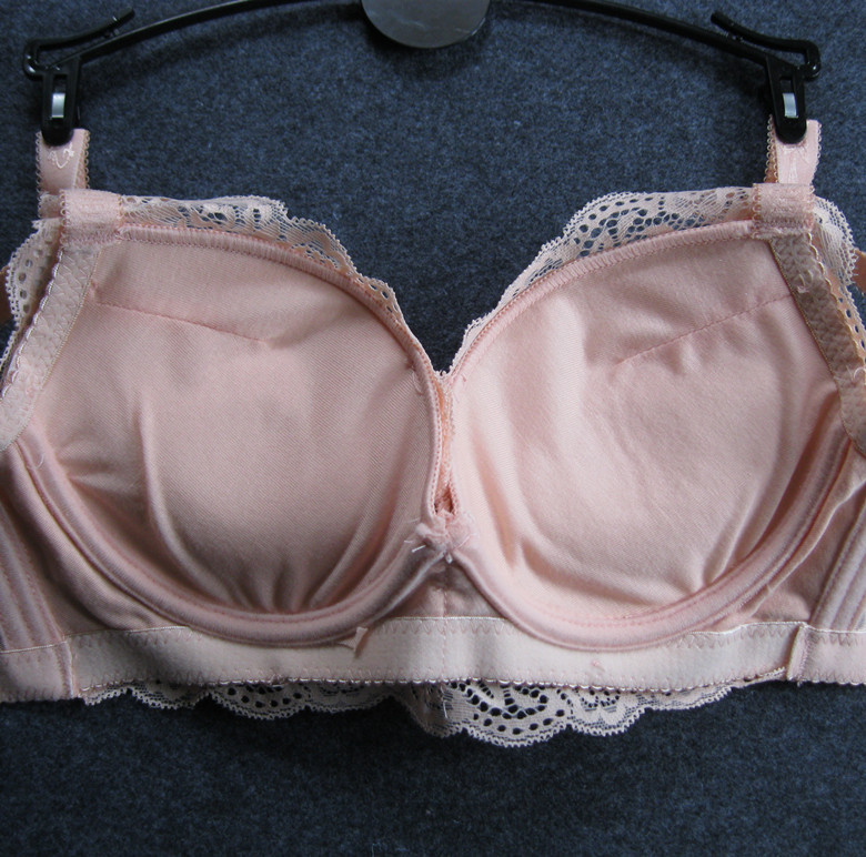 a 聚拢收副乳防下垂外扩丰胸内衣 小胸加厚调整定型文胸 聚拢厚