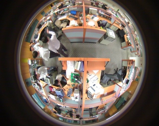 海螺全景摄像头 鱼眼摄像机 半球360度模拟监控摄像机 600线高清