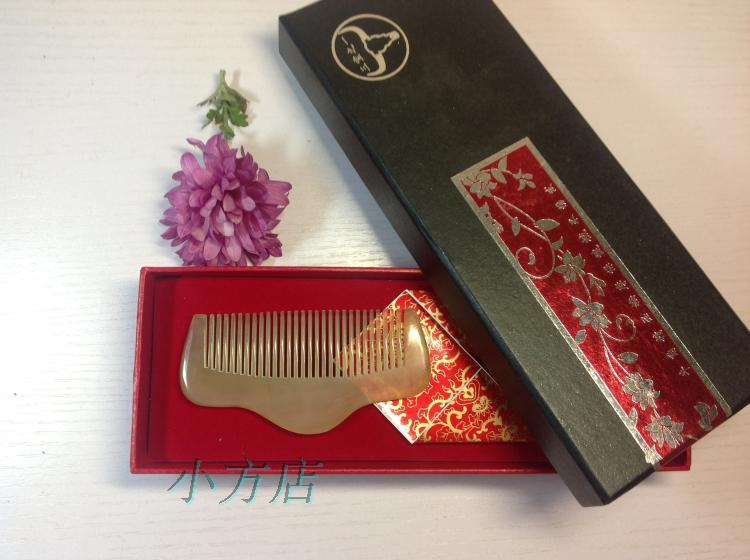 谭木匠同款羊角梳 山型 羊角梳子 刻字服务 厂家批发生产11长z016