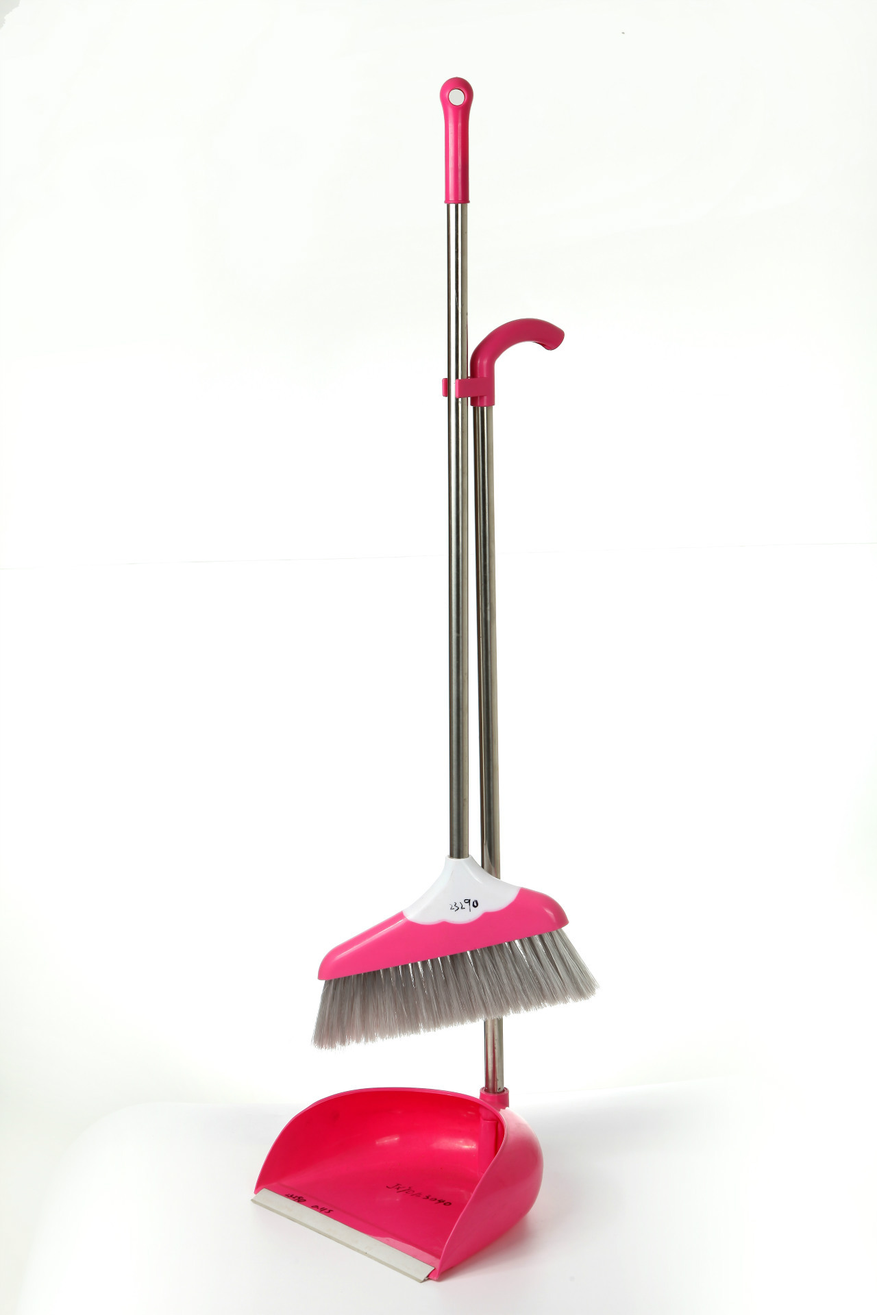 红色扫把簸箕套装 扫帚垃圾铲组合两件套环保卫生耐用 厂家