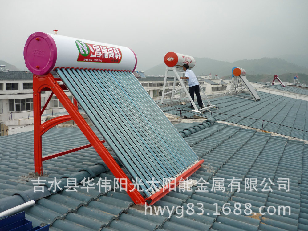 長期銷售 發電太陽能熱水器 不鏽鋼集熱工程太陽能熱水器