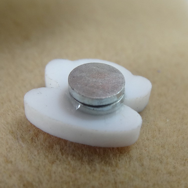 可爱卡通树脂塑料吸铁石磁铁免耳洞耳钉批发水果系列瓢虫12对特价