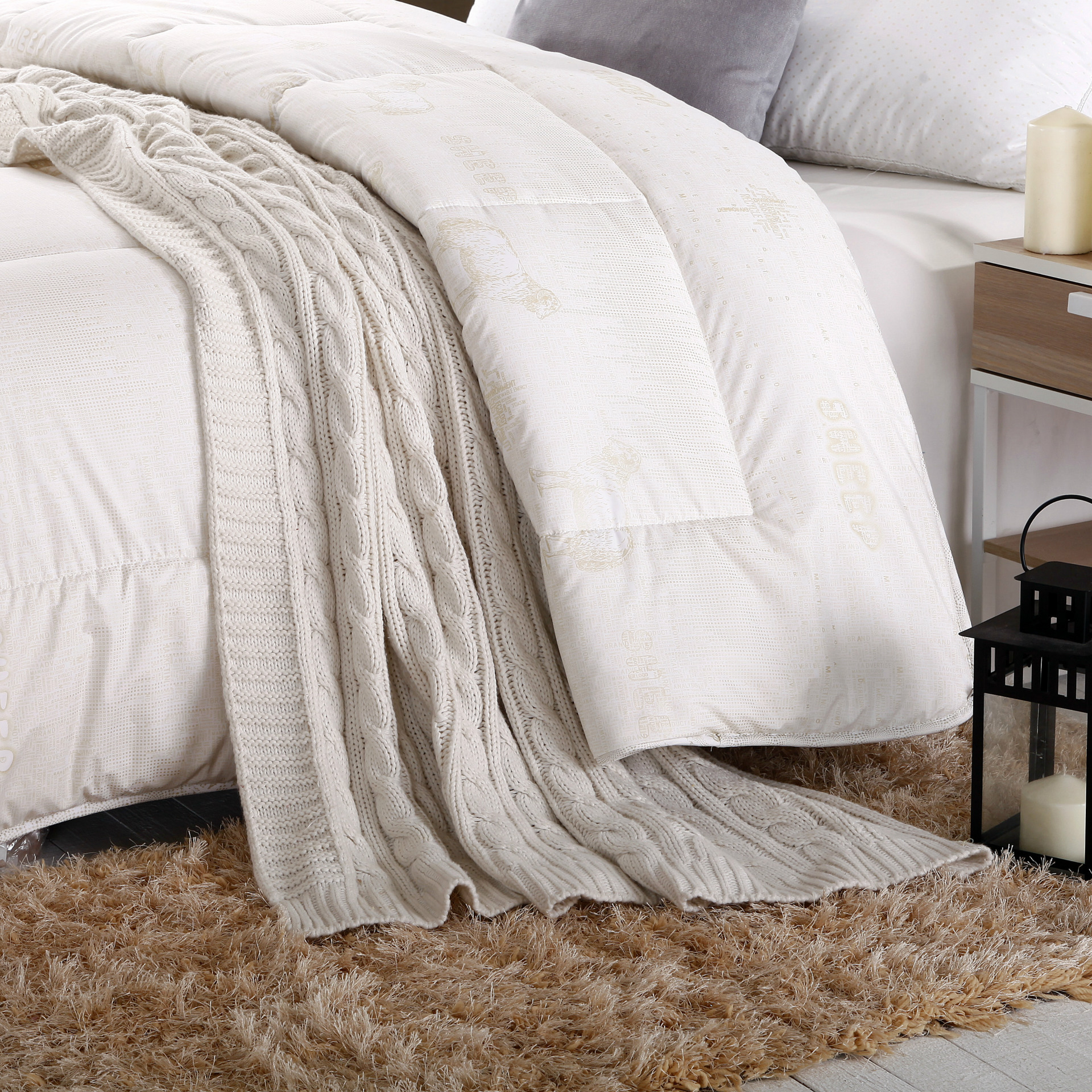 加厚保暖澳洲羊毛被