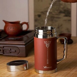 正品华亚保温杯/高档不锈钢紫砂直杯hzb2-380a