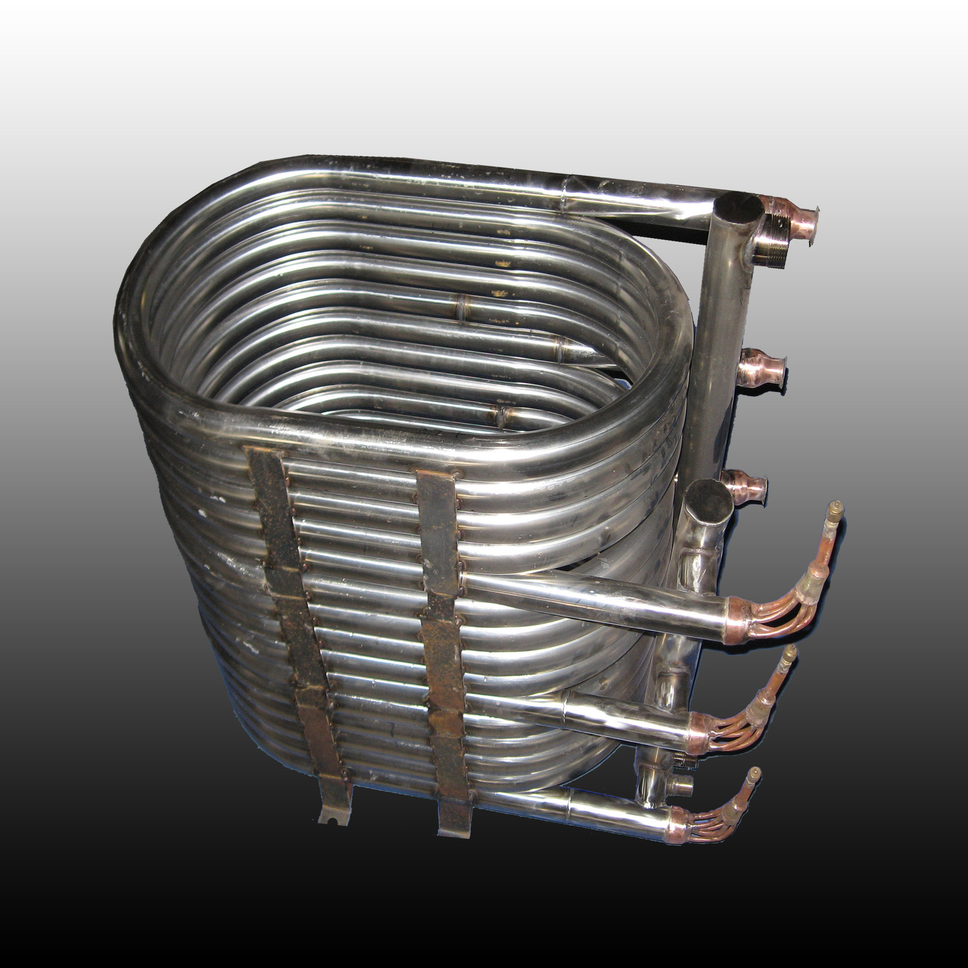 浙江嘉兴不锈钢锅炉管,换热器管,不锈钢u型套管,冷水机盘管价格