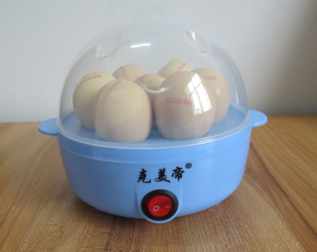 【克美帝kmd-627节能煮蛋器 礼品 蒸蛋器机 自动断电 140w 1-7个蛋】