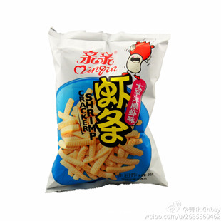 親親蝦條原味 焙烤型膨化食品 原味/燒烤味 26g 正宗蝦條休閒零食