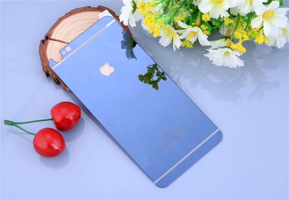 苹果iphone6手机钢化膜 高清彩色钢化玻璃保护膜前后保护膜 批发