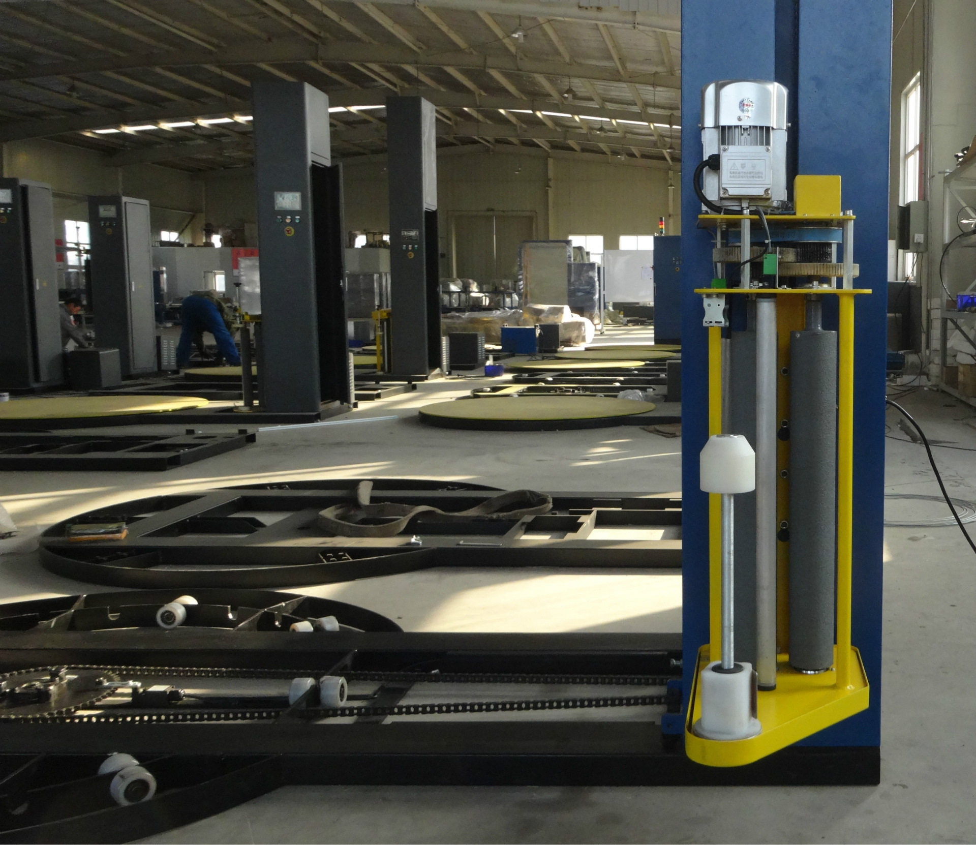 k120托盘缠绕机 拉伸膜缠绕包装机品牌产品,出口机型