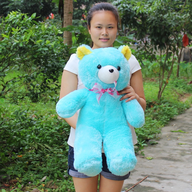 彩色泰迪熊批发抱抱熊 毛绒 玩具 大号 熊公仔 布娃娃