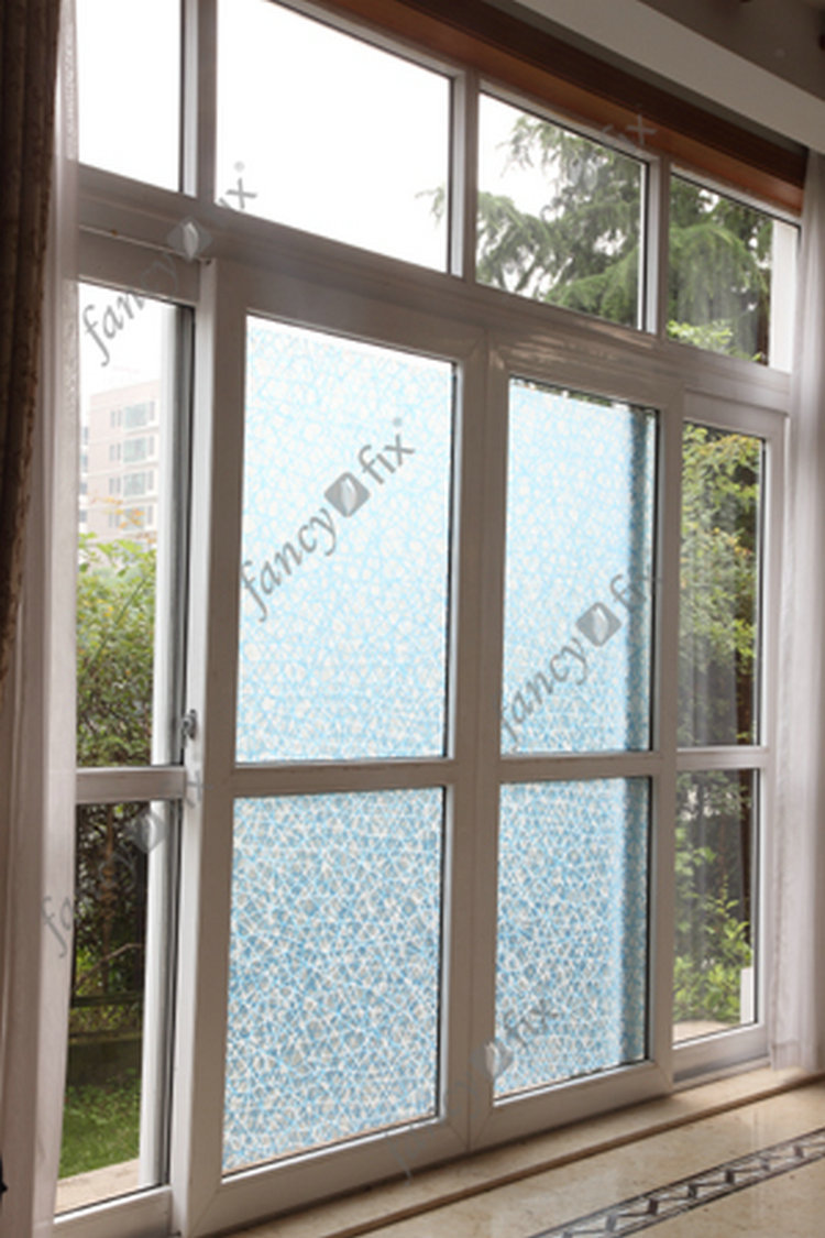 爆款 凡菲pvc无胶静电玻璃贴 家居隔热玻璃膜 静电彩色玻璃纸p112