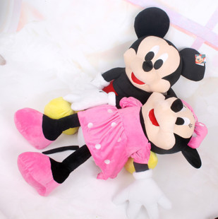 迪士尼米奇米妮disney米老鼠情侣公仔礼物 毛绒玩具布娃娃