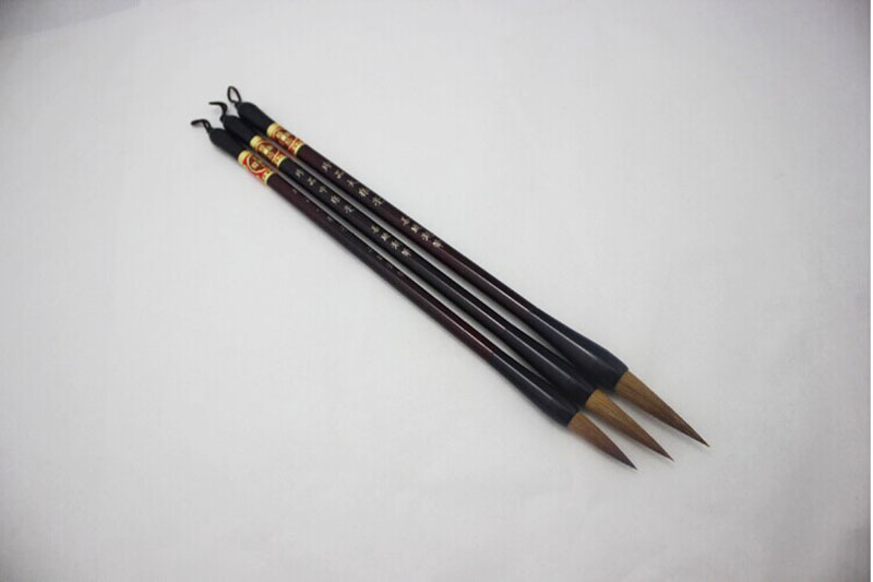 狼毫珍品毛笔.精品狼毫大中小毛笔.行书楷书习笔.湖笔