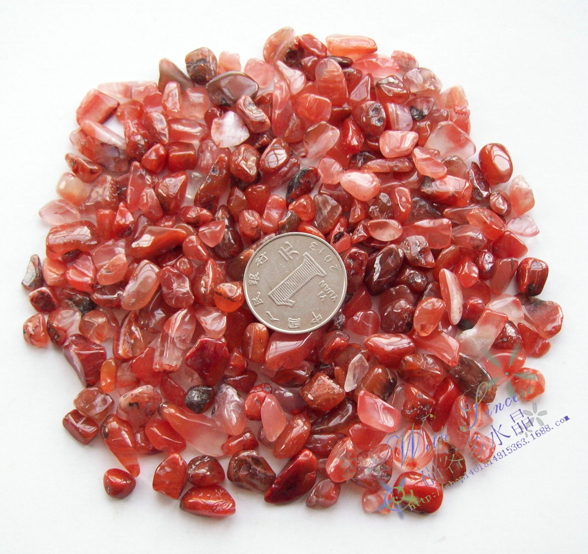 天然玛瑙碎石 优质南红玛瑙碎石消磁石 原石 防辐射 3