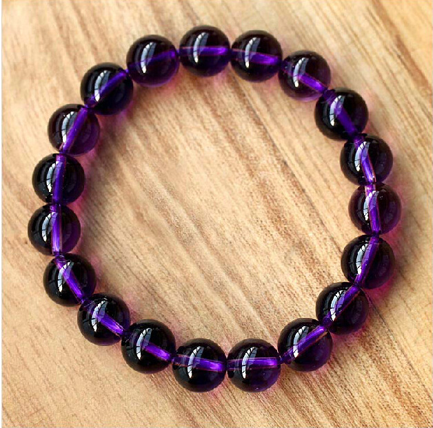 厂家直销:亮晶晶正品南非紫水晶手链 5a级纯天然紫晶