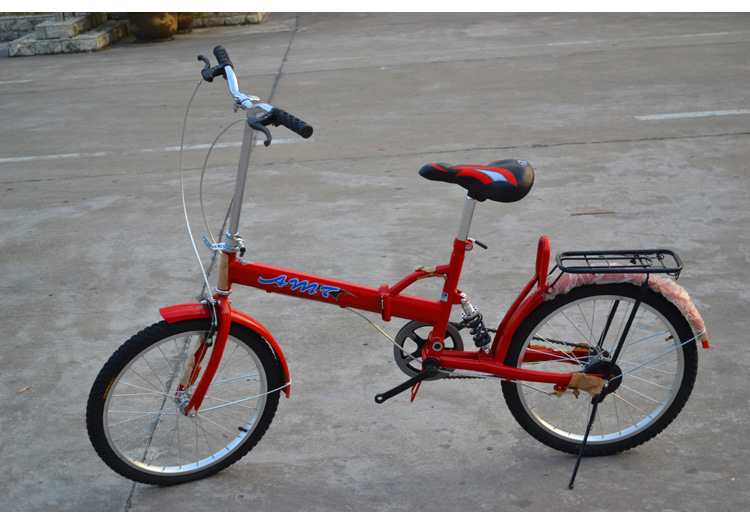 手提20寸折叠车 全避震单折叠自行车