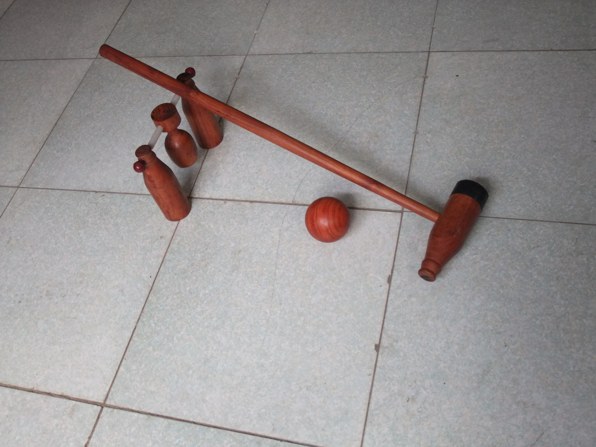 沙滩木球球具(紫檀木)图片_3