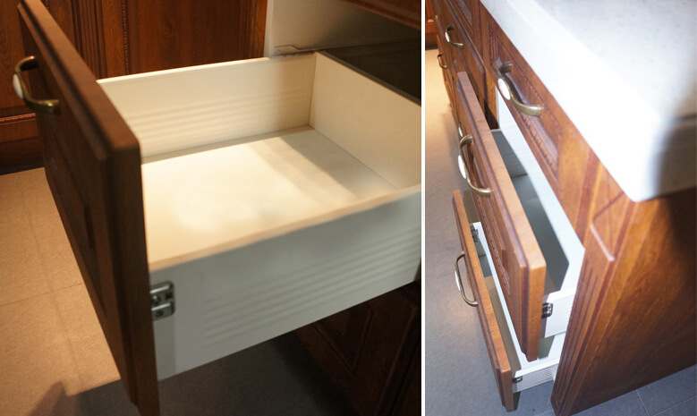 家具五金抽屉侧板轨道 超静音缓冲导轨滑轨侧轨钢板抽 低 a-06