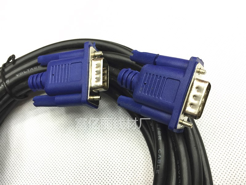 vga線5米 vga3 5電腦連接線 顯示器線 vga高清線 vga廠家