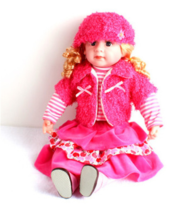 爆款批发 会说话的洋娃娃可爱布芭比公主女孩儿童节玩具礼物礼品