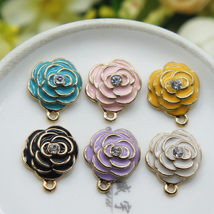 滴油玫瑰花挂件 发饰手链项链饰品配件 diy手工材料 淘宝热销批发