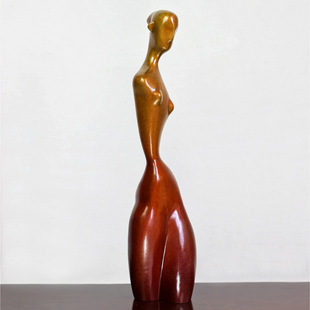 现代抽象 纯铜雕塑 女人体摆件 艺术收藏送礼客厅办公室摆件 众象