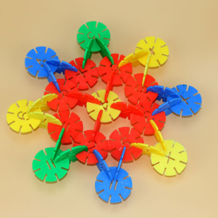 厂家直销 拼插数字雪花片积木 儿童益智玩具 10元店精品货源