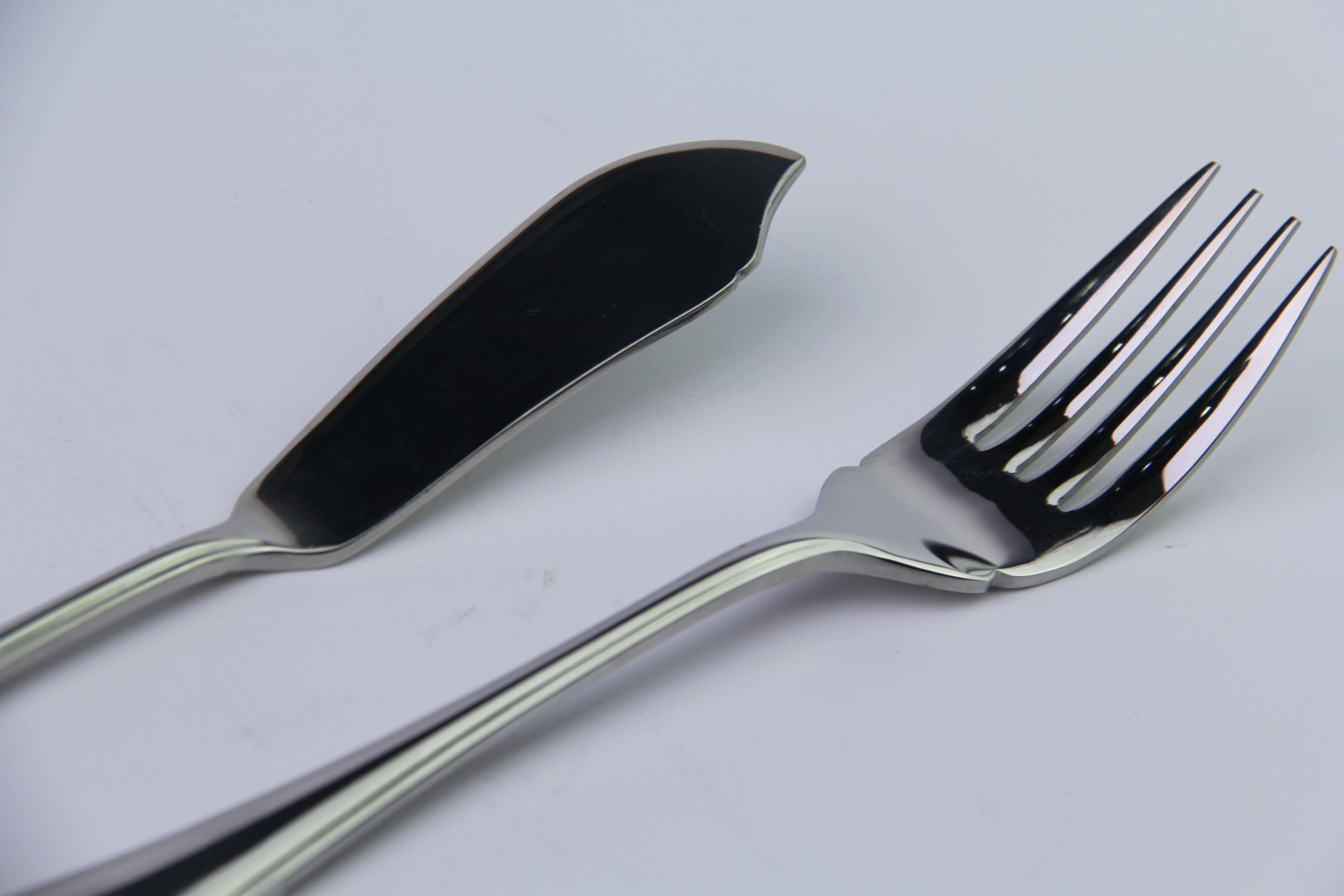 酒店餐具不锈钢西餐鱼刀 鱼叉 牛油刀 叉子 不锈钢西餐具批发