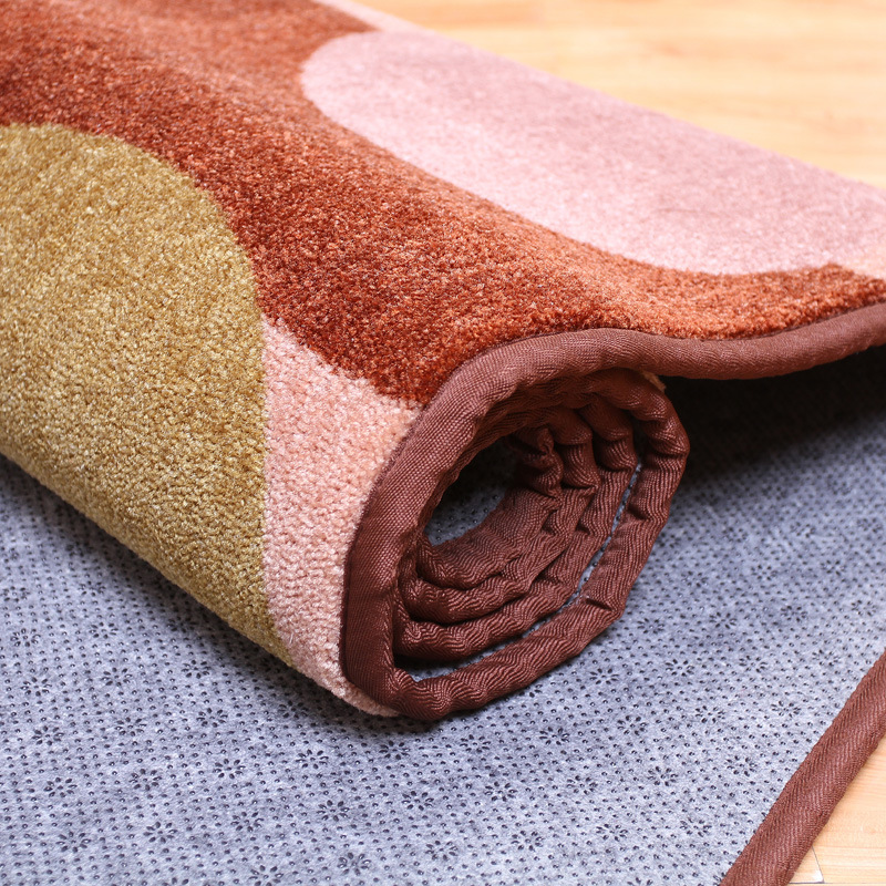 客厅毯 加厚超柔割绒防滑拼图地毯 现代简约卧室走廊地毯地垫批发