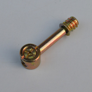 批发m6四合一加强连接件大班台半月牙拼装拆卸件办公桌床头衣柜组