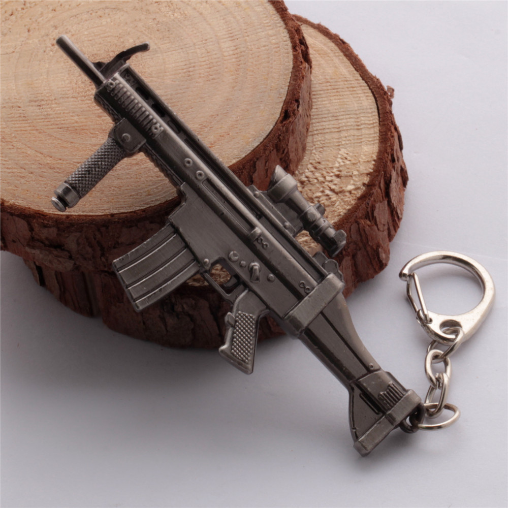 网游周边穿越火线枪模 cf武器模型合金钥匙扣 挂件饰品批发dm1413