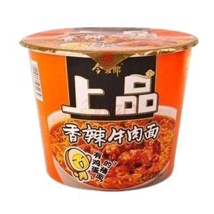 今麥郎上品香辣牛肉方便麵140g/桶8桶