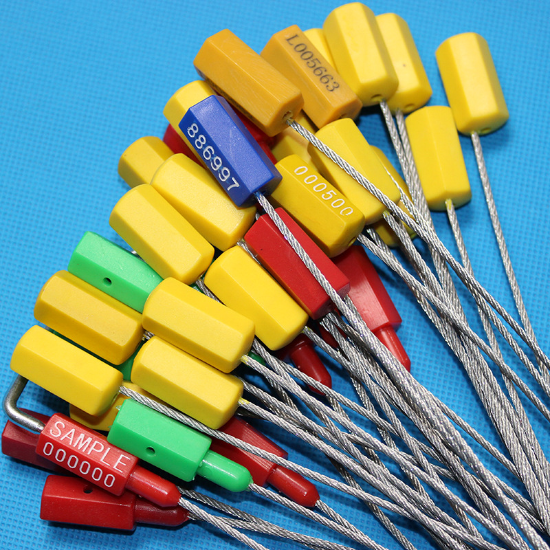 优质 煤炭运输钢丝铅封 海关铅封封条 一次性标牌扎带 塑料封签