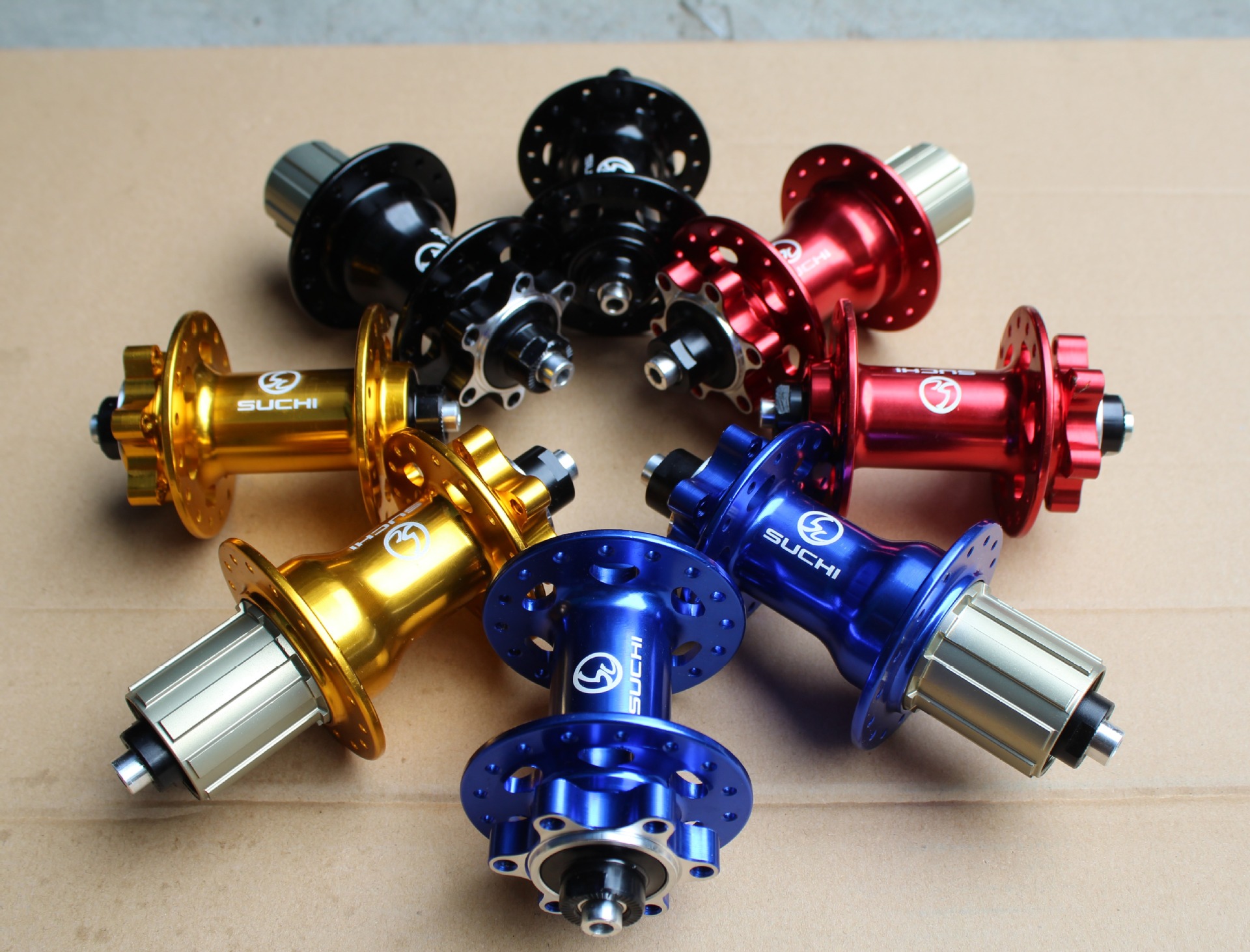 正品速驰4培林花鼓 90响超轻自行车花鼓 山地车四培林花鼓