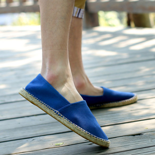 2015厂家直销休闲透气麻底鞋 英伦男鞋子潮流 男生板鞋套脚懒人鞋