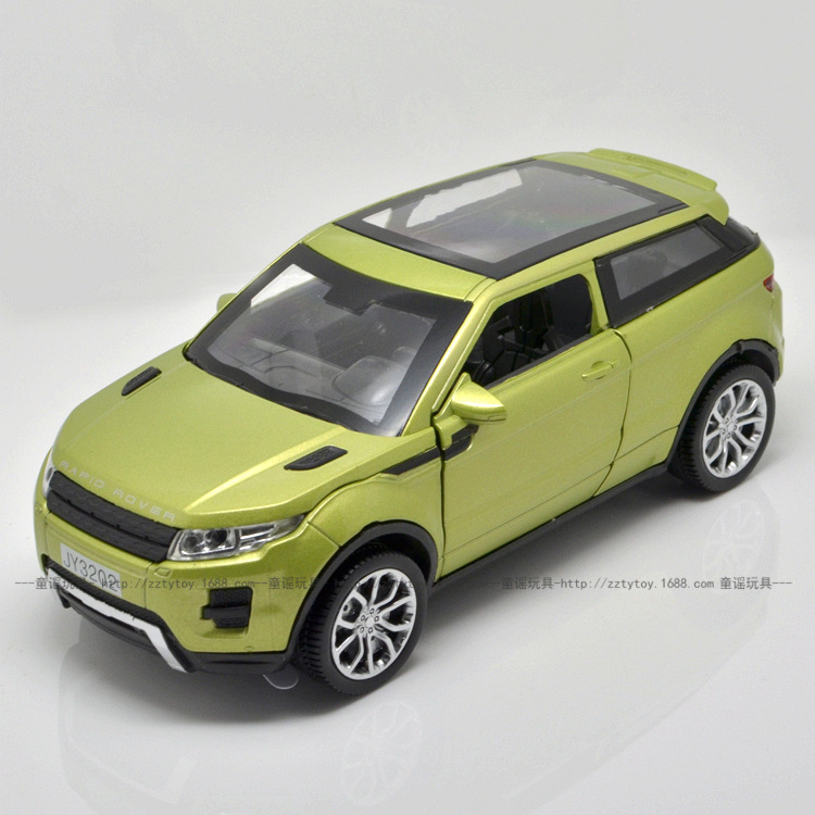 1:32 路虎陆虎极光 嘉业合金车模型玩具 声光回力 32021
