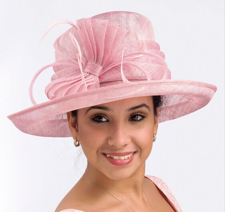 【菲律宾sinamay女士礼帽】麻纱帽(多图)