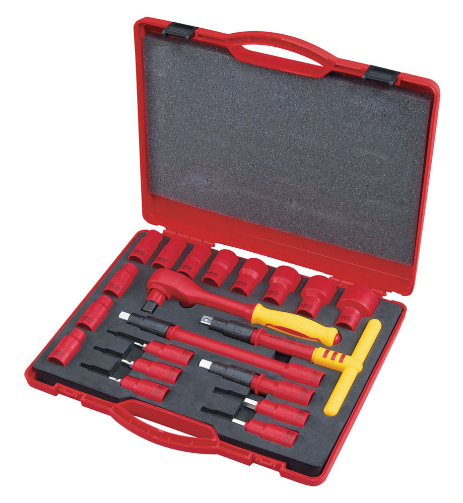 sata世达工具 16件10mm系列vde绝缘套筒组套工具 09267 绝缘工具