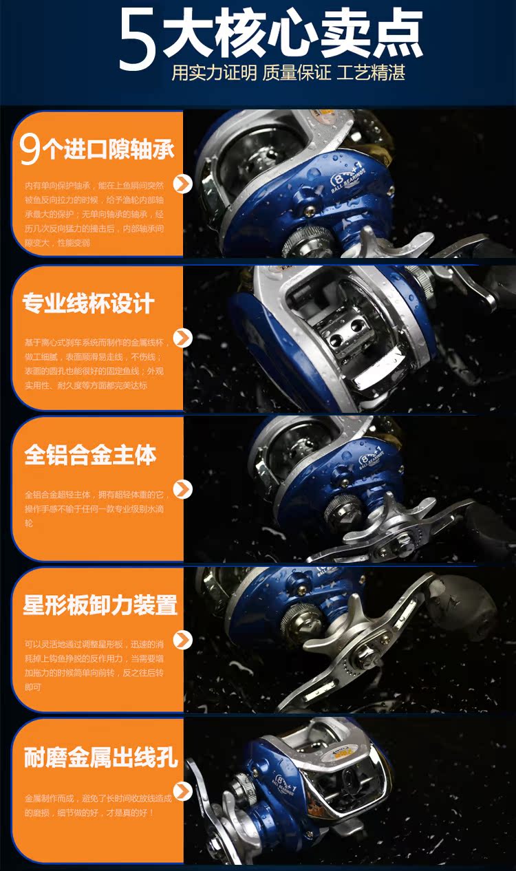 渔线轮 水滴轮 请您在拍下物品之前看好产品说明及各种参数.