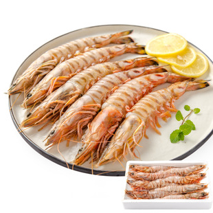 【冰鲜速递】福建深海大明虾8只装450g/包 海鲜水产