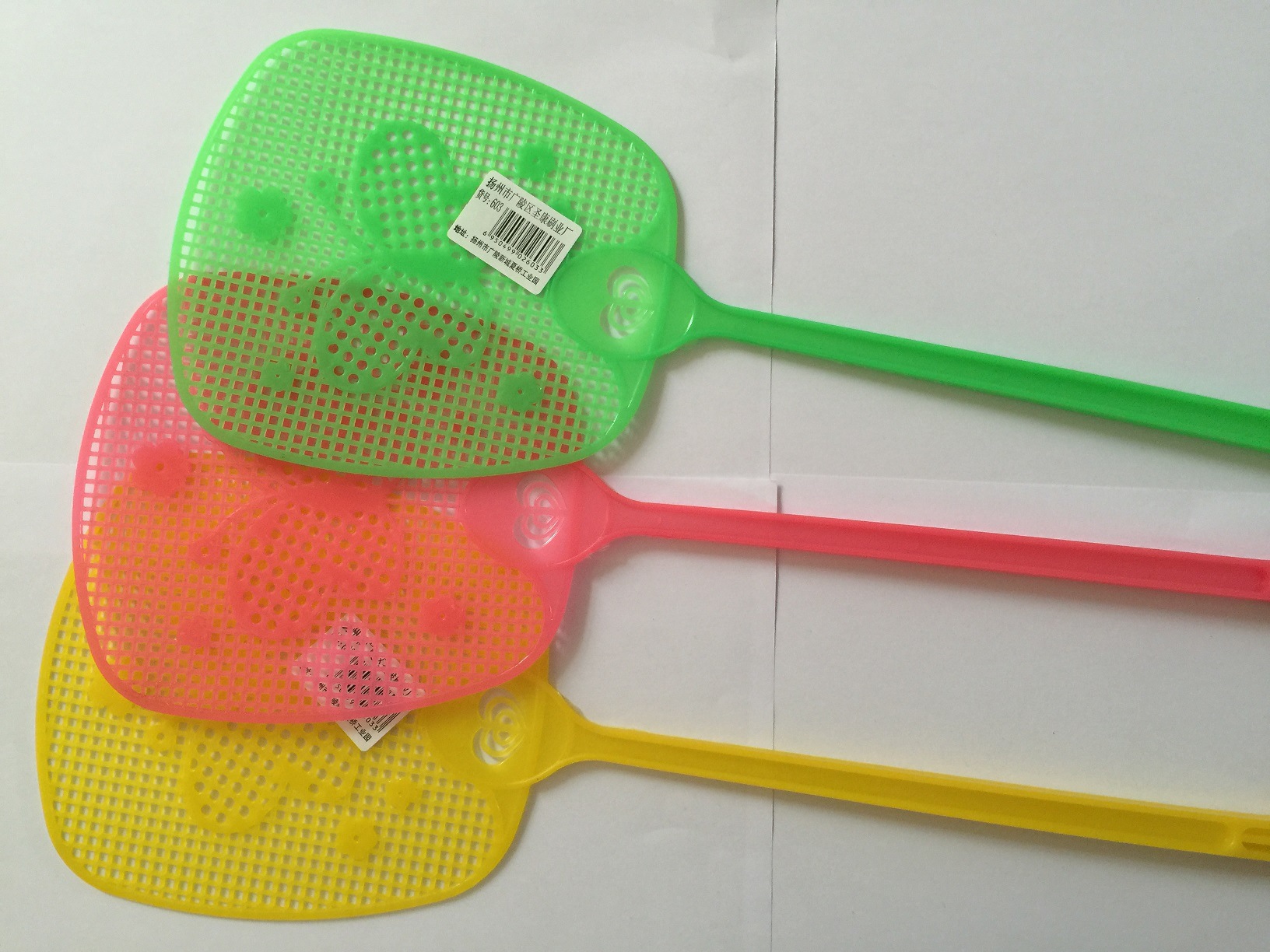 新款苍蝇拍 新料拍子 5色混装 时尚靓丽拍不烂拍子 夏天必备用品